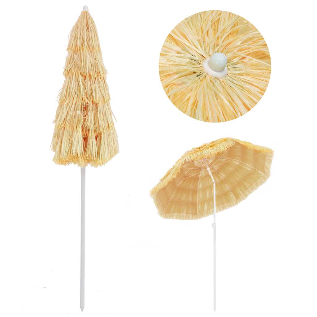 Vidaxl StrandParasol Hawaii Style 180 cm Natural