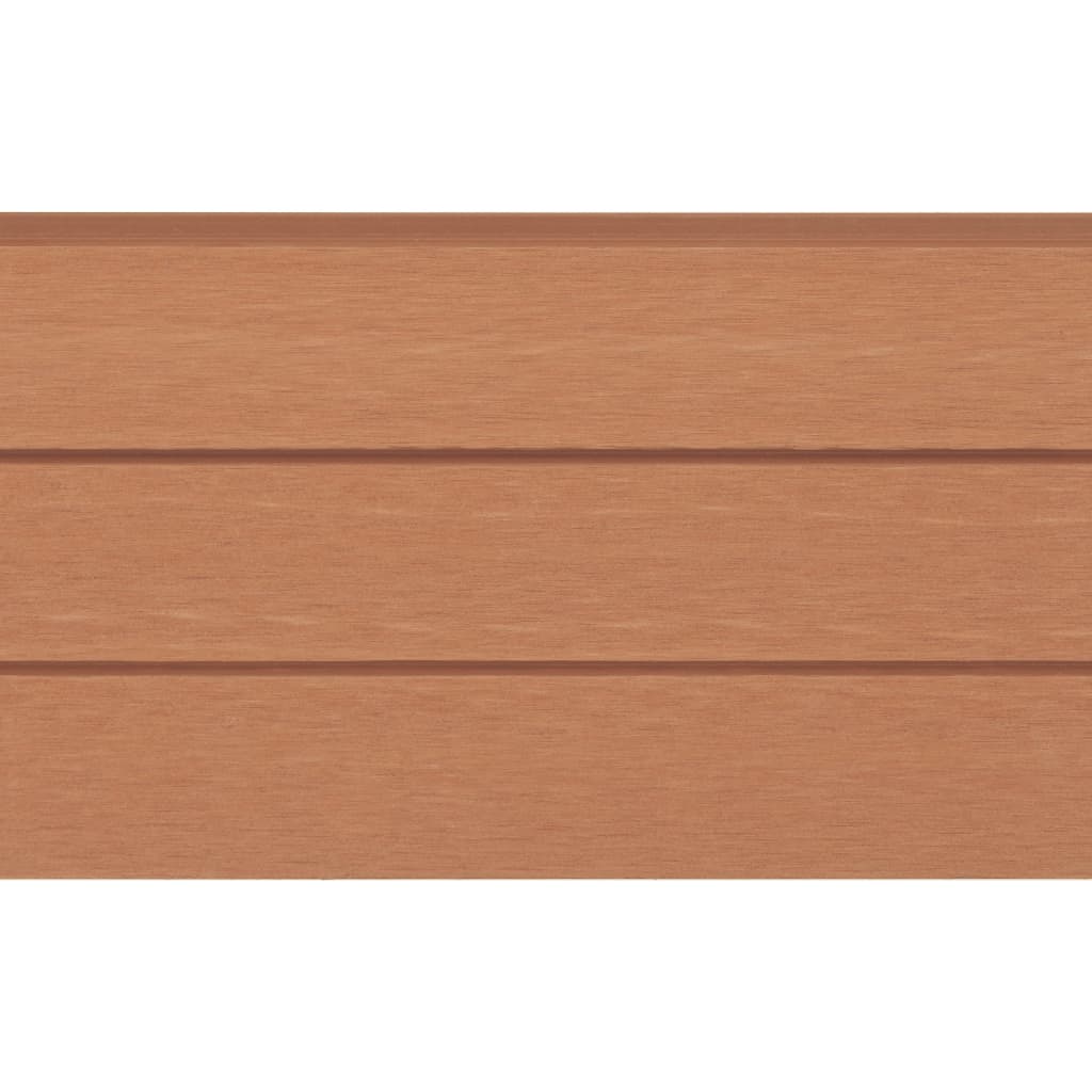 Cartes de clôture de remplacement Vidaxl 9 PCS 170 cm HKC Brown