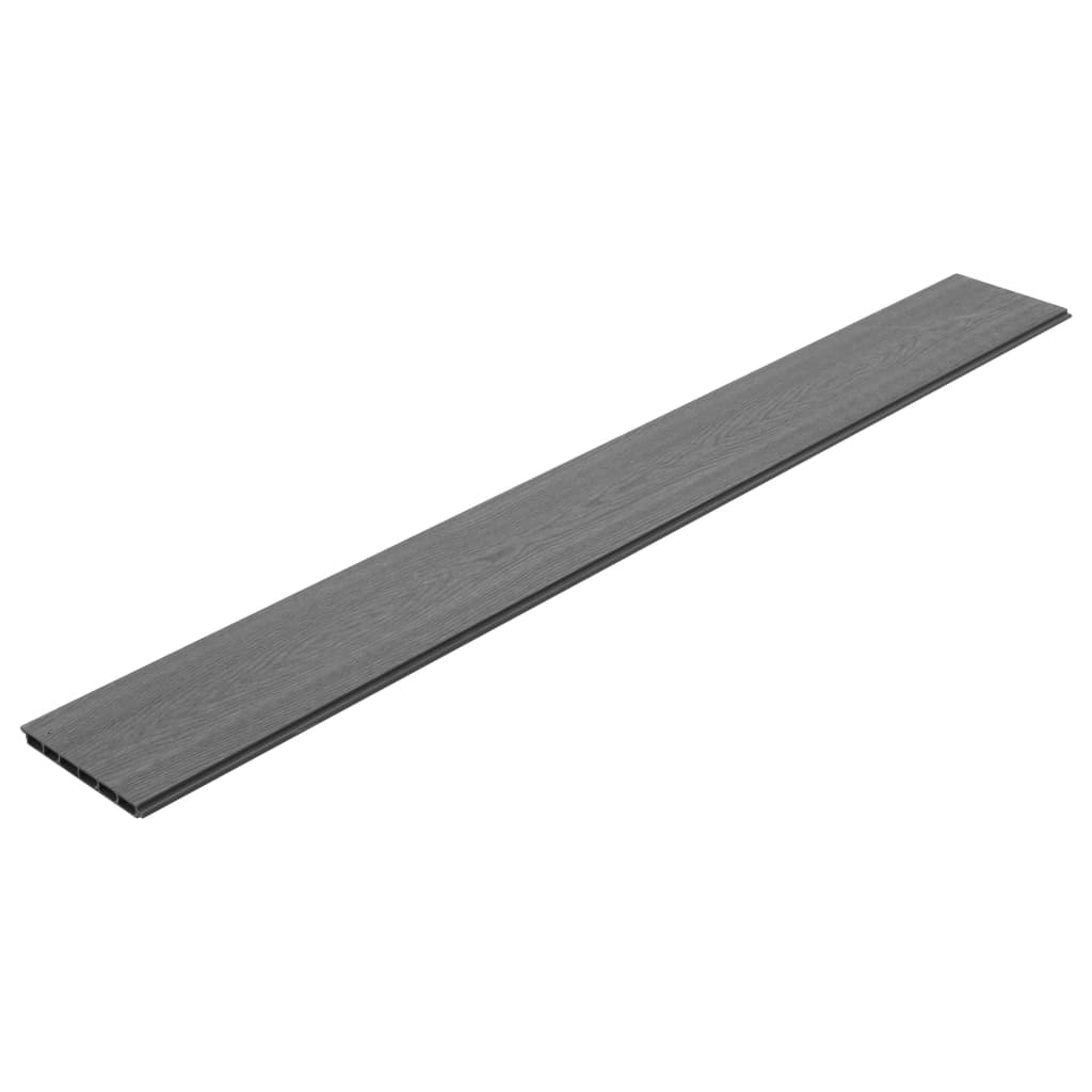 Cartes de clôture de remplacement Vidaxl 9 PCS 170 cm HKC Gray