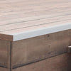 Vidaxl 5 St Terrace Corner Placting Boards 170 cm en aluminium argenté couleur