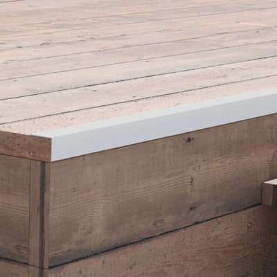 Vidaxl 5 St Terrace Corner Placting Boards 170 cm en aluminium argenté couleur