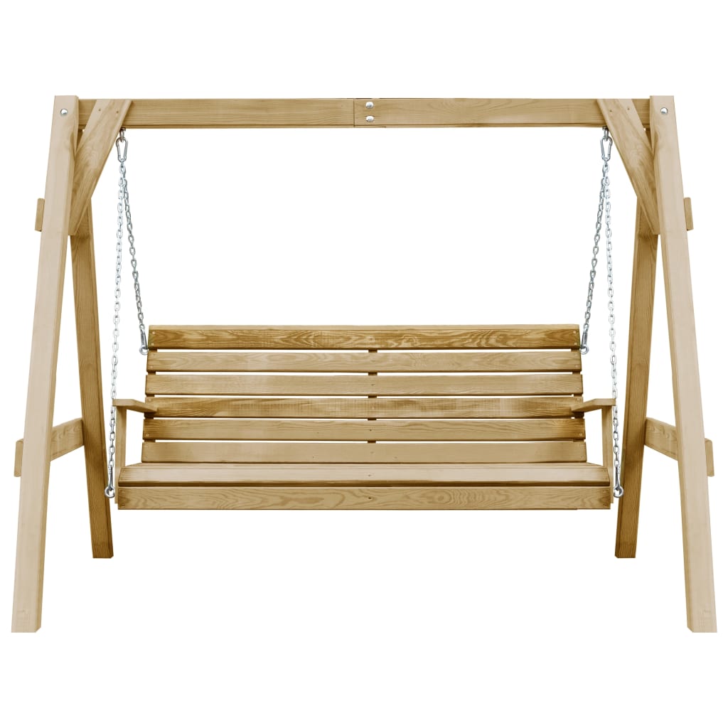 Banc de swing vidaxl 205x150x157 cm Pine imprégnée