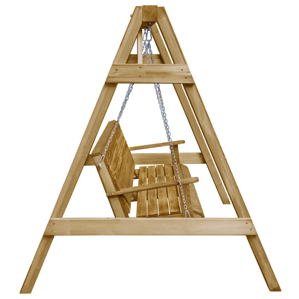 Banc de swing vidaxl 205x150x157 cm Pine imprégnée