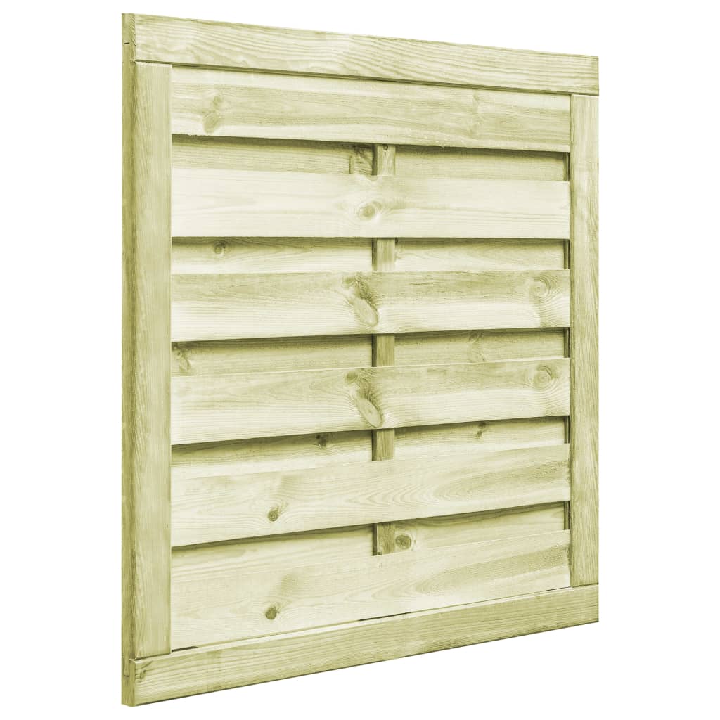 Vidaxl Poort 100x100 cm Imprépainsé de pin Green