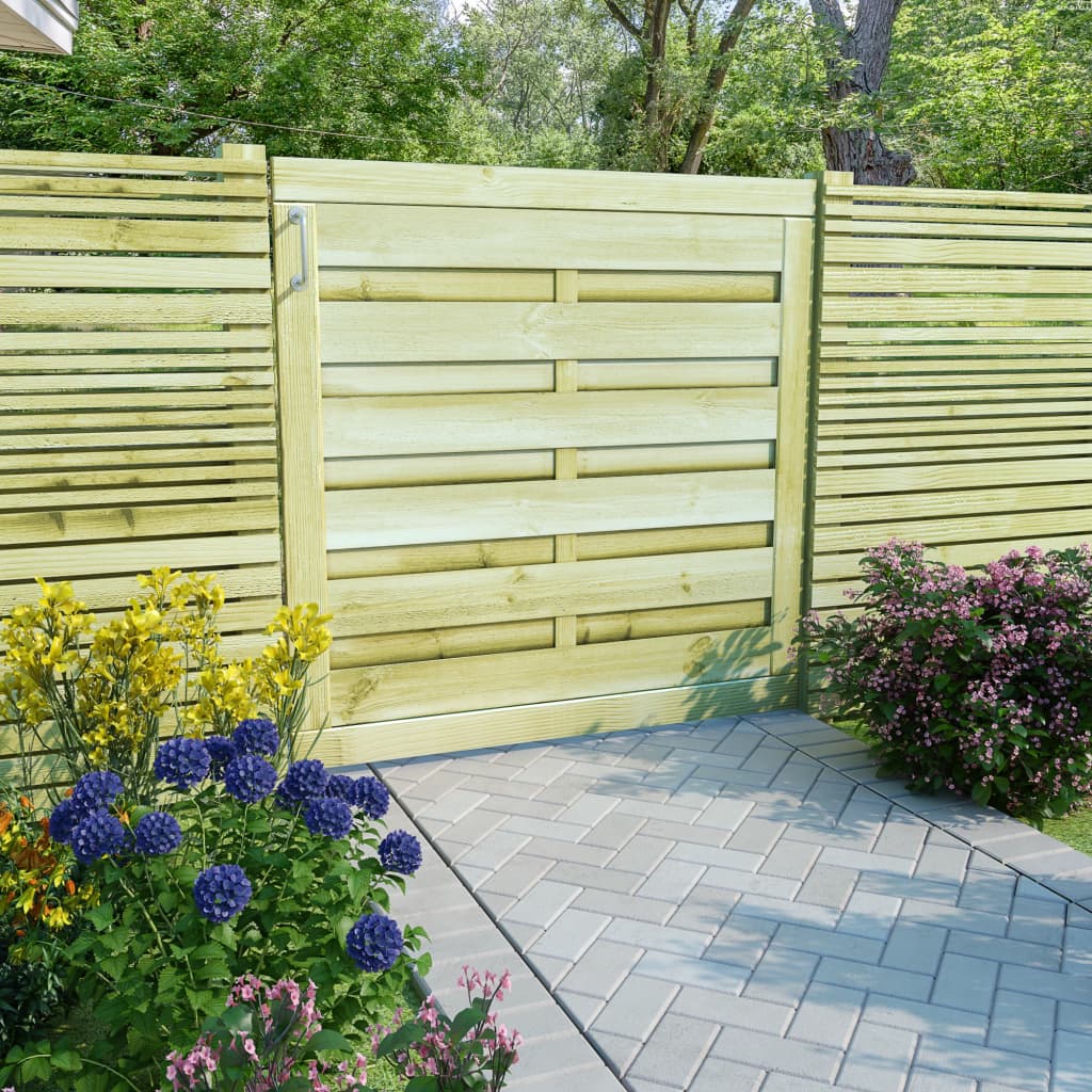 Vidaxl Poort 100x100 cm Imprépainsé de pin Green