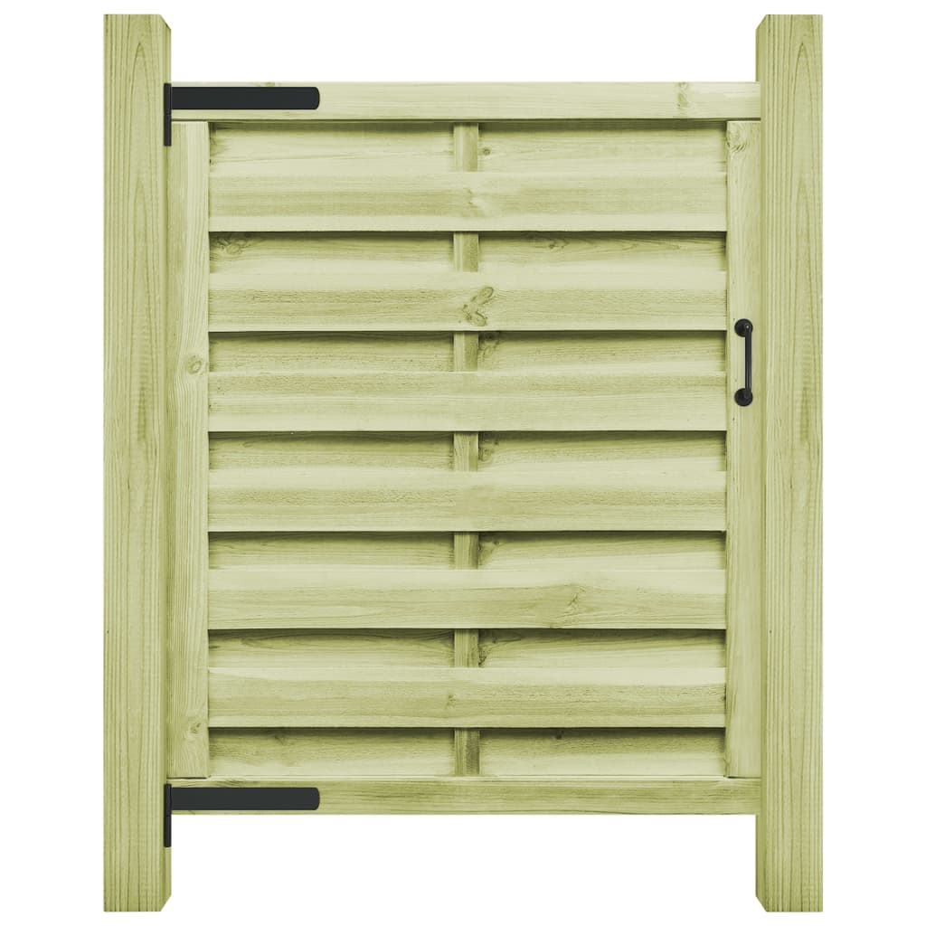 Vidaxl Poort 100x125 cm Imprépainsé de pin Green