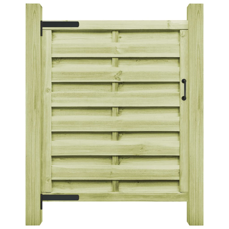 Vidaxl Poort 100x125 cm Imprépainsé de pin Green