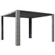 Arbor Vidaxl avec toit 300x300x200 cm Gray en rotin et anthracite
