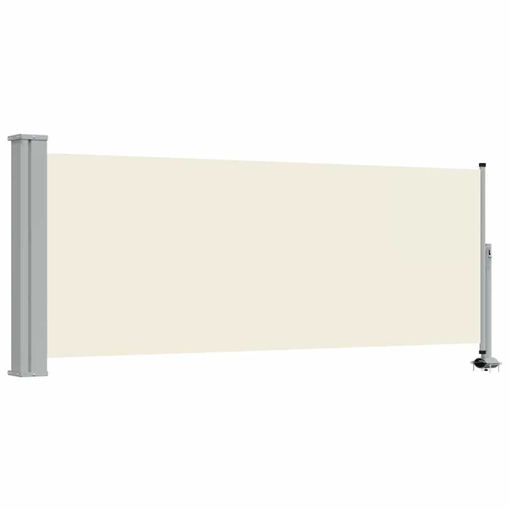 Écran de jardin vidaxl extensible 100x300 cm crème -colored