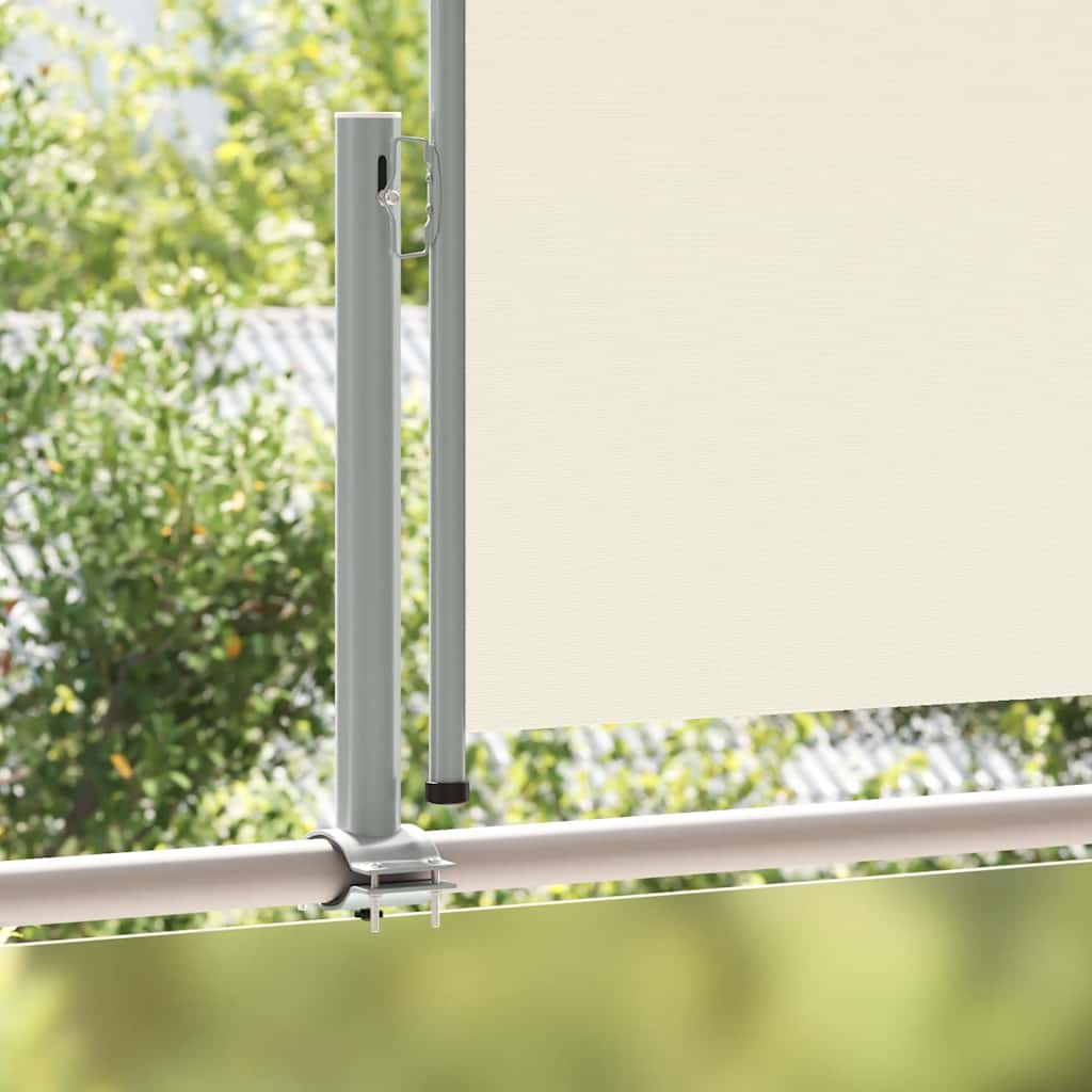 Écran de jardin vidaxl extensible 100x300 cm crème -colored
