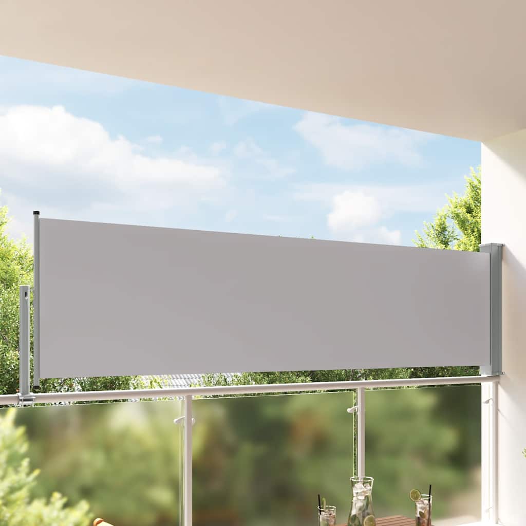 Écran de jardin vidaxl extensible 100x300 cm gris