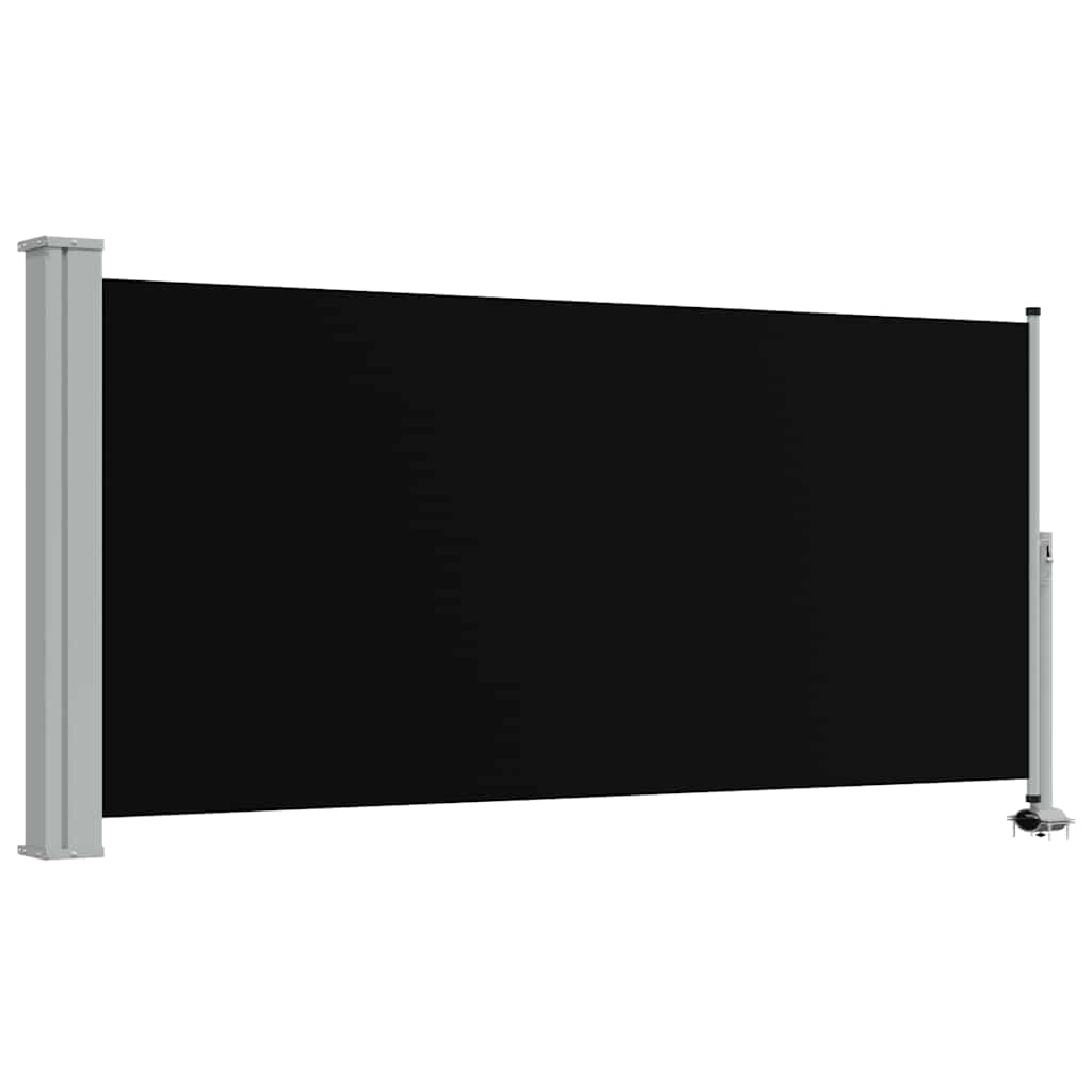 Écran de jardin vidaxl extensible 120x300 cm noir