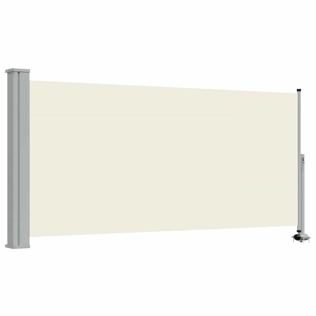 Écran de jardin vidaxl extensible 120x300 cm Crème -Colored