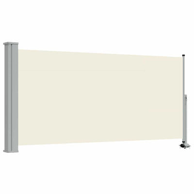 Écran de jardin vidaxl extensible 120x300 cm Crème -Colored
