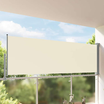 Écran de jardin vidaxl extensible 120x300 cm Crème -Colored