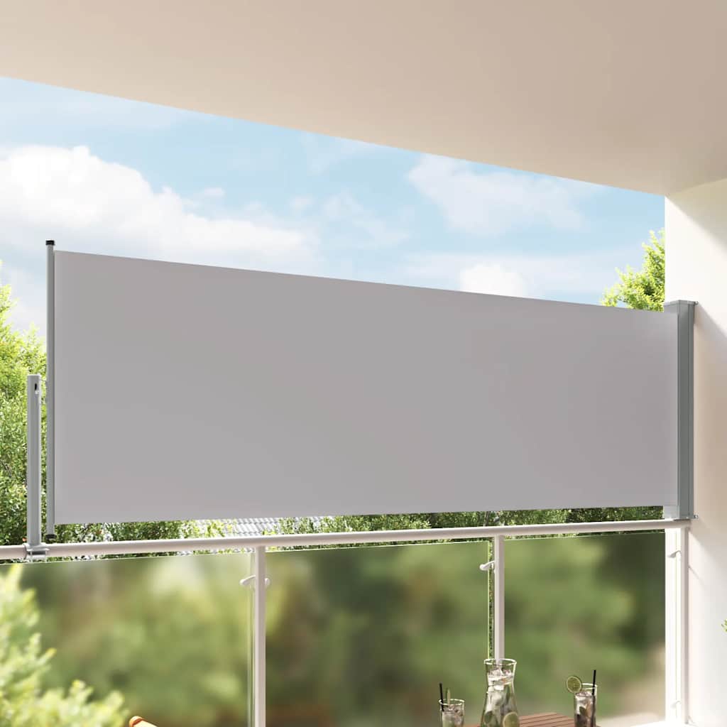 Écran de jardin vidaxl extensible 120x300 cm gris