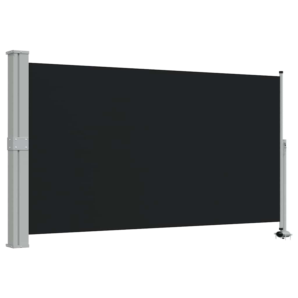 Écran de jardin vidaxl extensible 140x300 cm noir