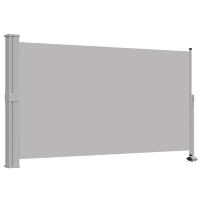 Écran de jardin vidaxl extensible 140x300 cm gris