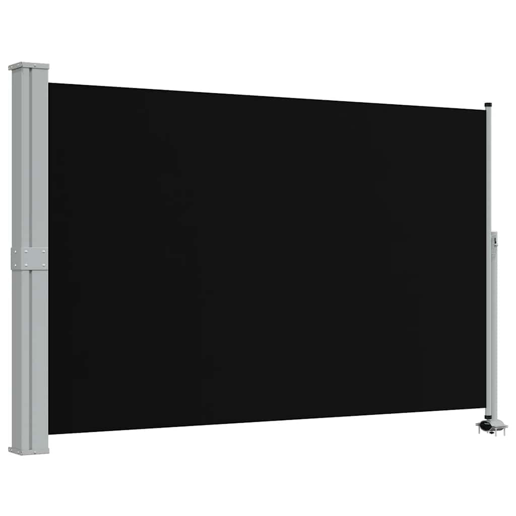 Écran de jardin vidaxl extensible 160x300 cm noir