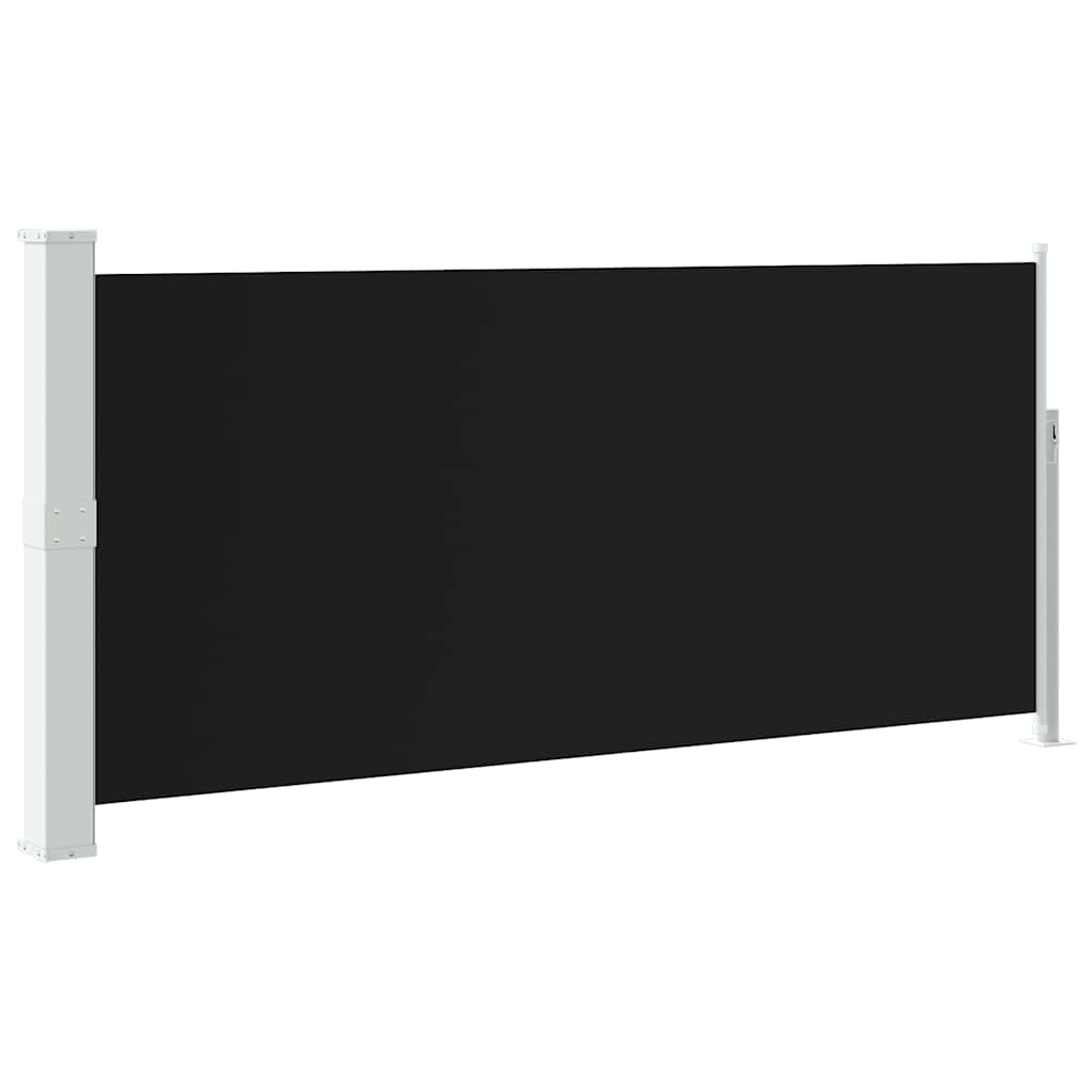 Pare-brise Vidaxl extensible 140x300 cm noir