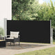 Pare-brise Vidaxl extensible 140x300 cm noir