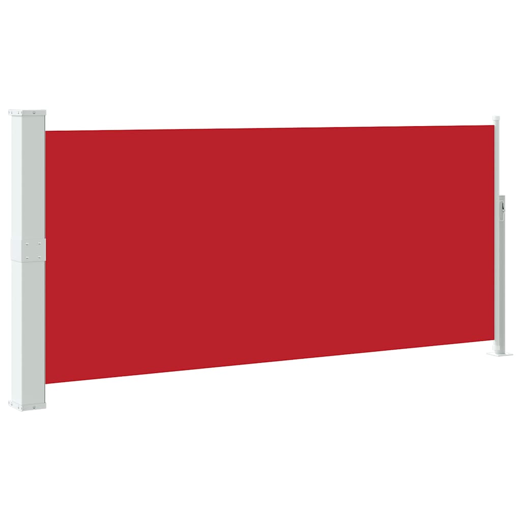 Pare-brise Vidaxl extensible 140x300 cm rouge