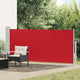 Pare-brise Vidaxl extensible 140x300 cm rouge