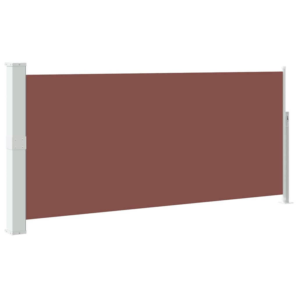 Pare-brise Vidaxl extensible 140x300 cm brun