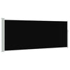 Pare-brise Vidaxl extensible 120x300 cm noir