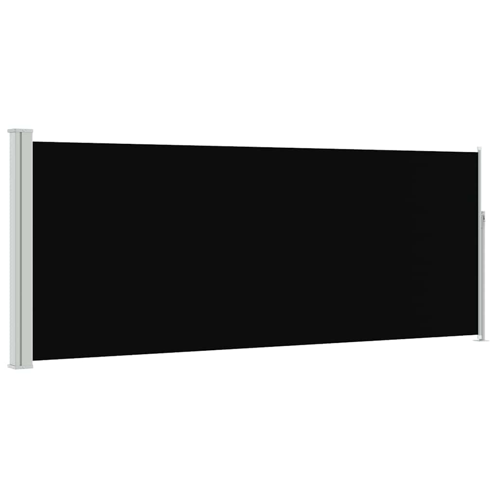 Pare-brise Vidaxl extensible 120x300 cm noir