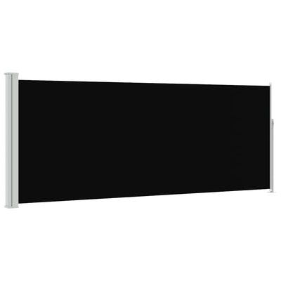 Pare-brise Vidaxl extensible 120x300 cm noir