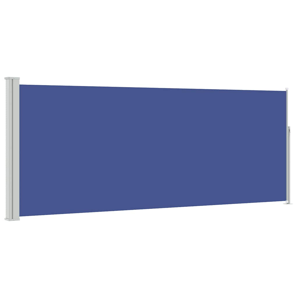 Pare-brise Vidaxl extensible 120x300 cm bleu