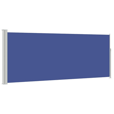 Pare-brise Vidaxl extensible 120x300 cm bleu