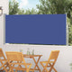 Pare-brise Vidaxl extensible 120x300 cm bleu