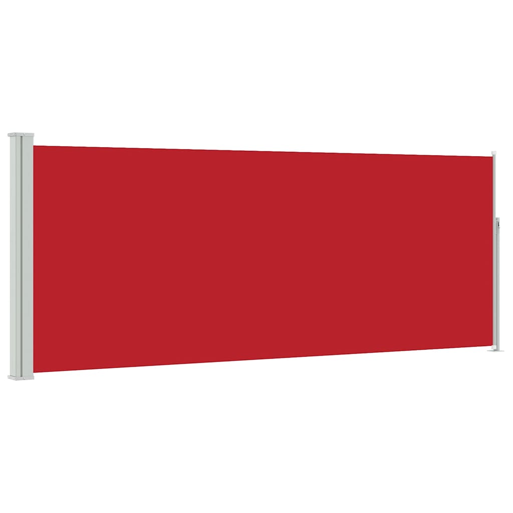 Pare-brise Vidaxl extensible 120x300 cm rouge