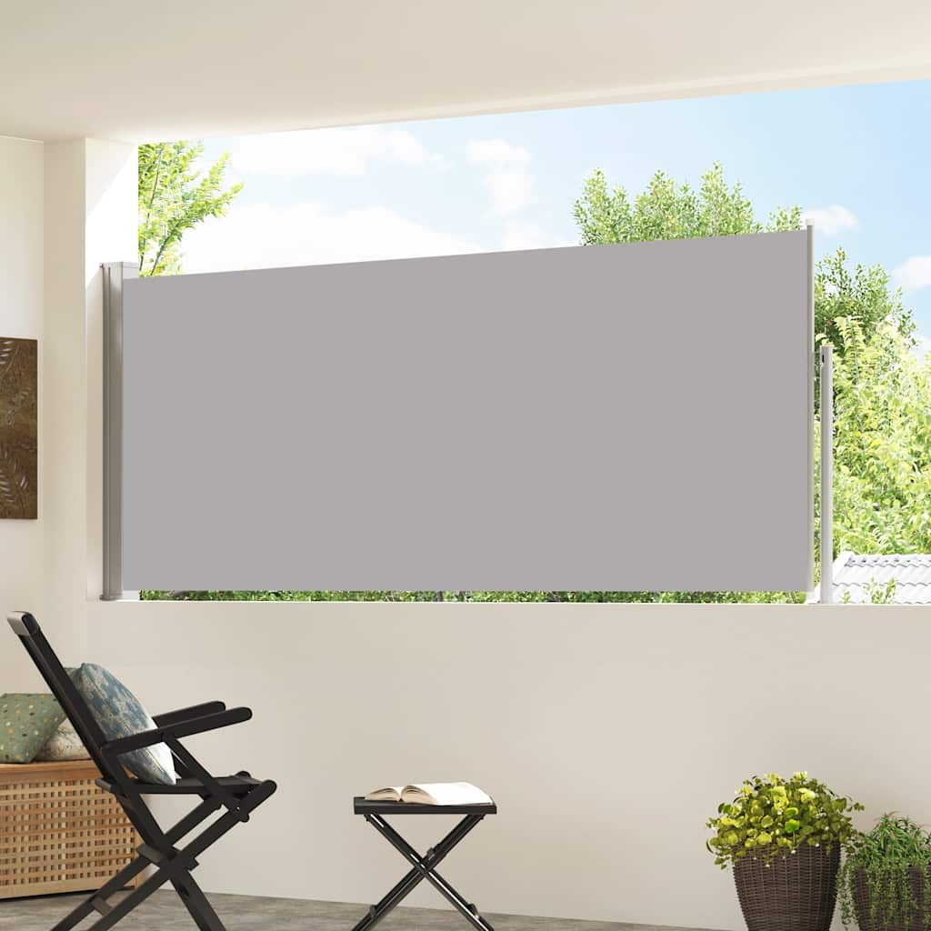 Pare-brise Vidaxl extensible 120x300 cm Gray