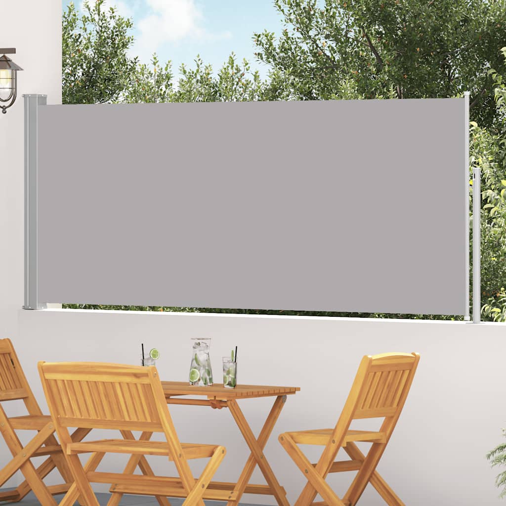 Pare-brise Vidaxl extensible 120x300 cm Gray