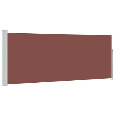 Pare-brise Vidaxl extensible 120x300 cm brun