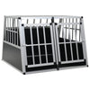 Vidaxl Dog Bank avec porte double 94x88x69 cm