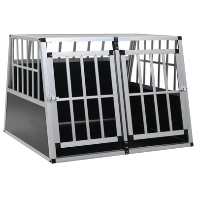 Vidaxl Dog Bank avec porte double 94x88x69 cm