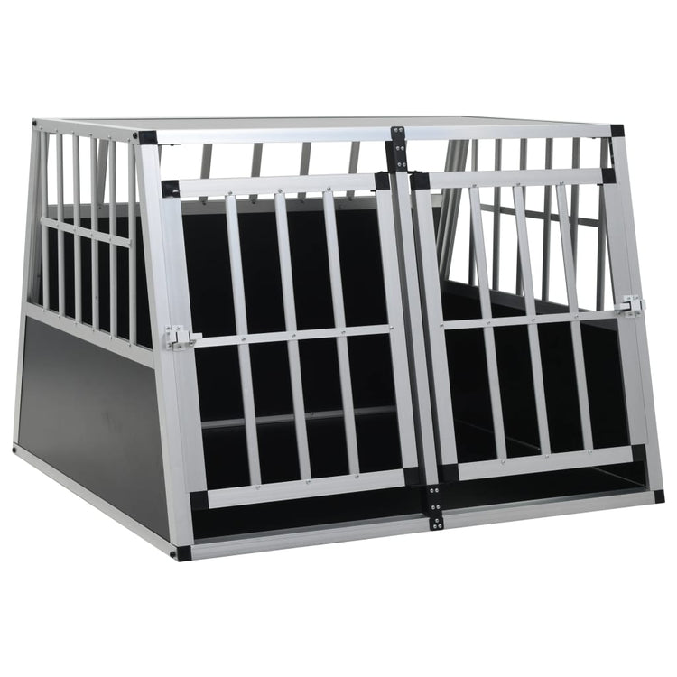 Vidaxl Dog Bank avec porte double 94x88x69 cm