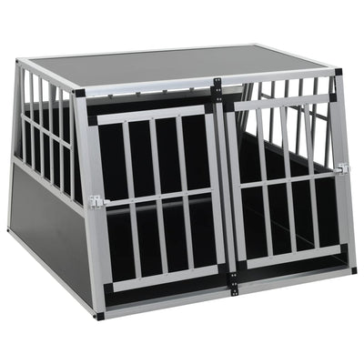 Vidaxl Dog Bank avec porte double 94x88x69 cm