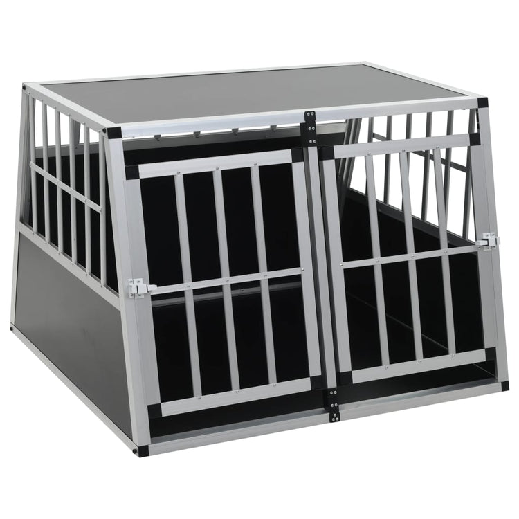 Vidaxl Dog Bank avec porte double 94x88x69 cm