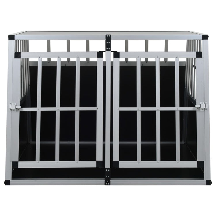 Vidaxl Dog Bank avec porte double 94x88x69 cm