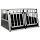 Vidaxl Dog Bank avec double porte 89x69x50 cm