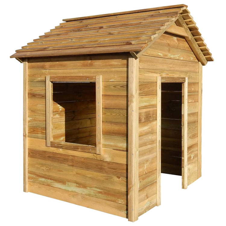 Vidaxl Outdoor Play House 120x120x146 cm en bois de pin