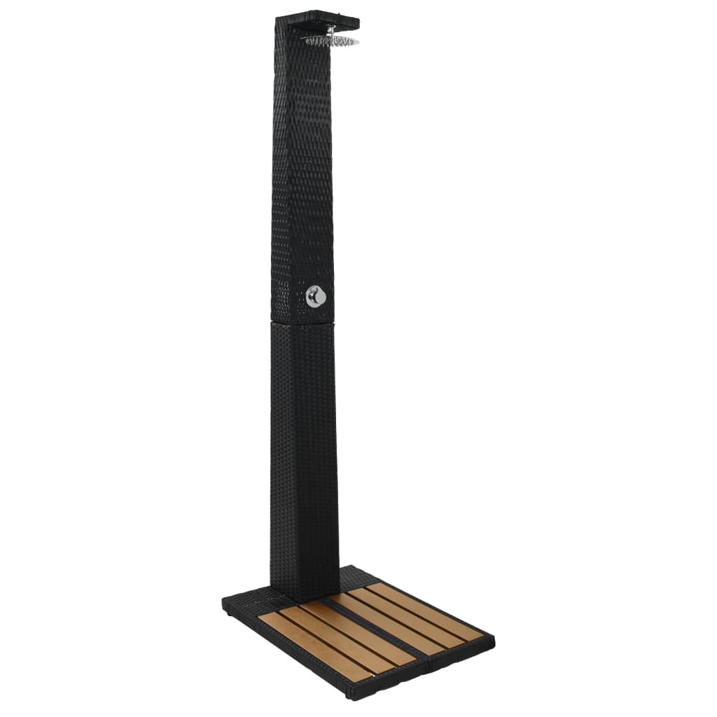 Vidaxl Douche extérieure Poly Rattan HKC