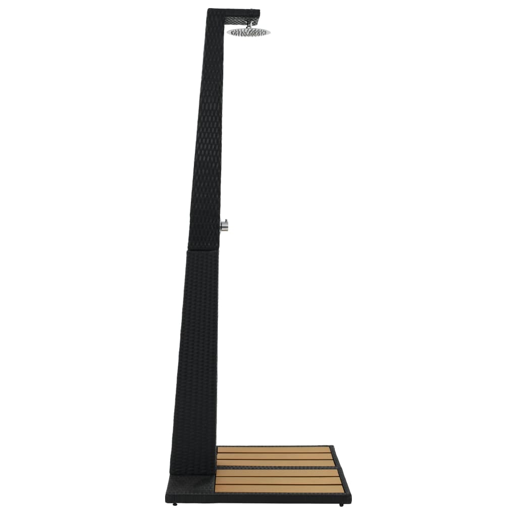 Vidaxl Douche extérieure Poly Rattan HKC