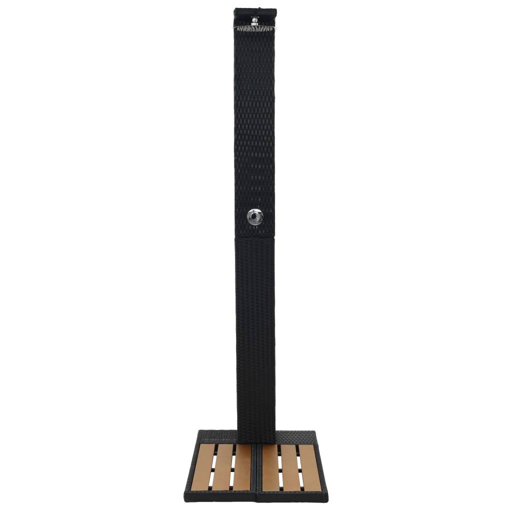 Vidaxl Douche extérieure Poly Rattan HKC