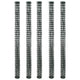 Vidaxl Garden Gates Gaas 5 PCS 1x1,2 m HDPE vert